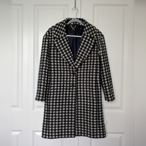 J. Crew Tweed Wool Coat - Picture 3 of 7